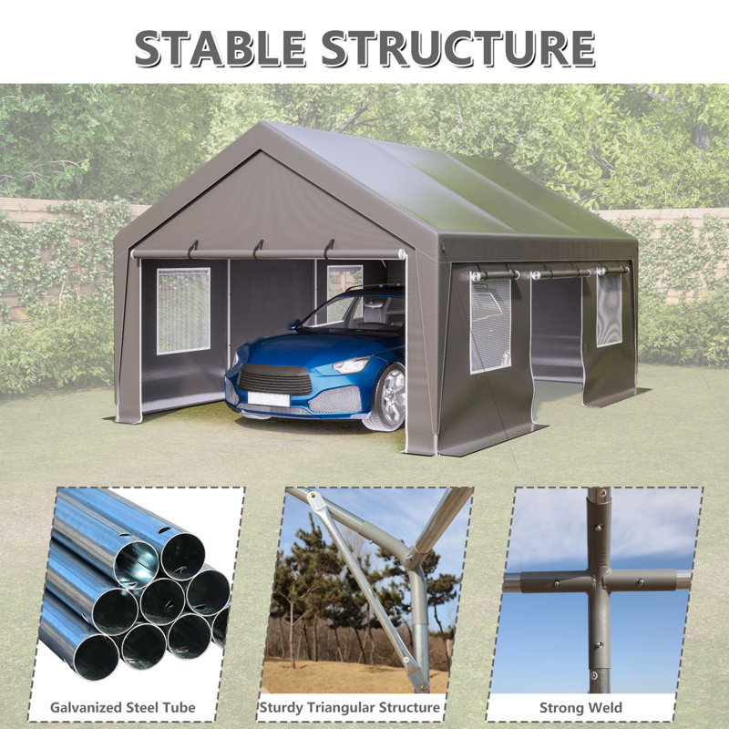 Portable garage carport shelter car canopy best sale